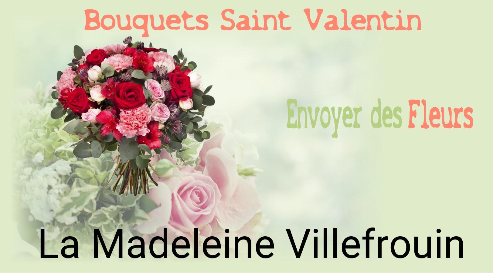 Roses de Saint-Valentin livrées à La Madeleine-Villefrouin